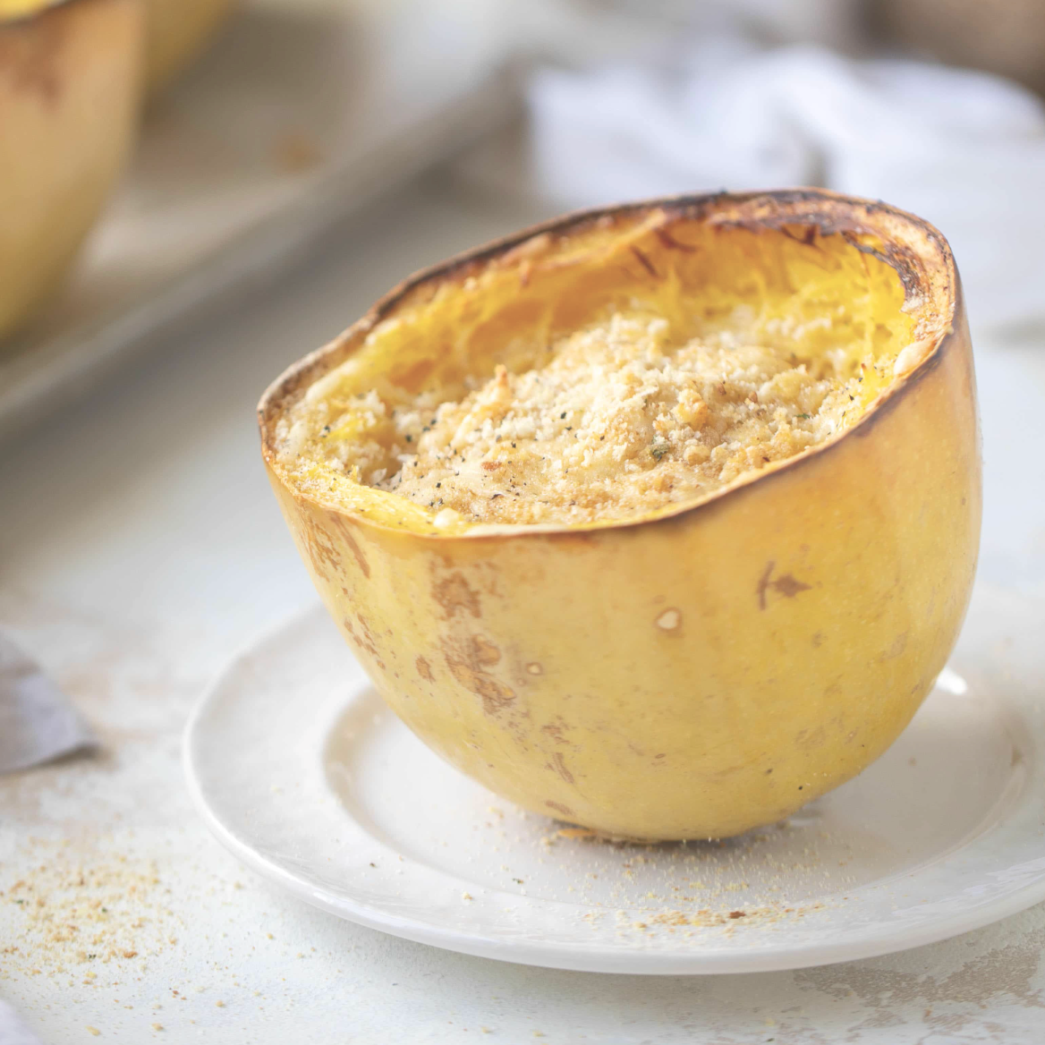 Three-Cheese Spaghetti Squash